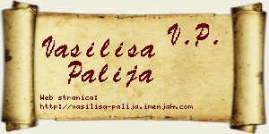 Vasilisa Palija vizit kartica